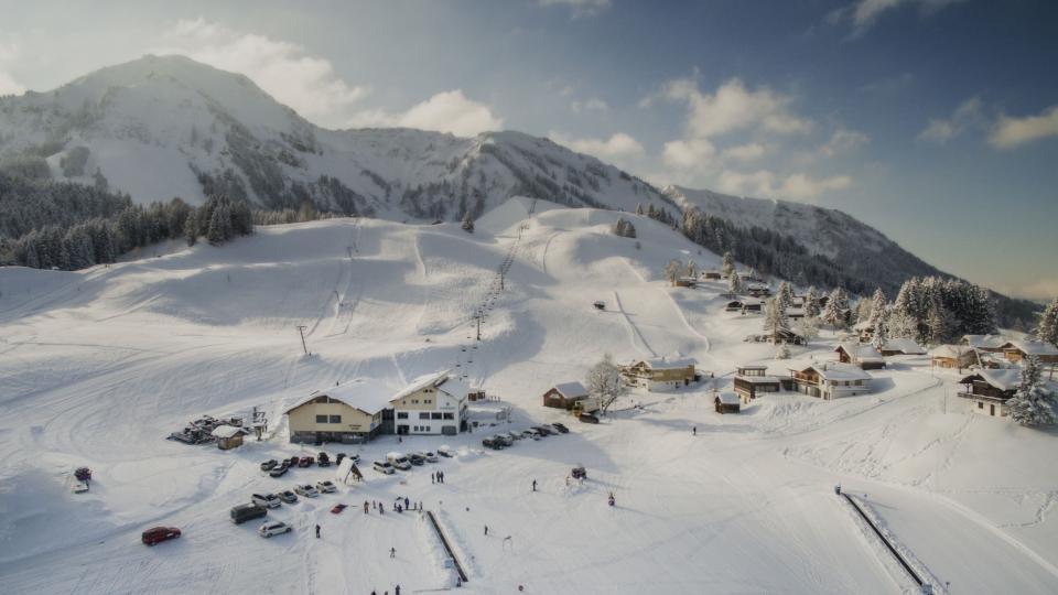 Skigebiet Schetteregg im Winter